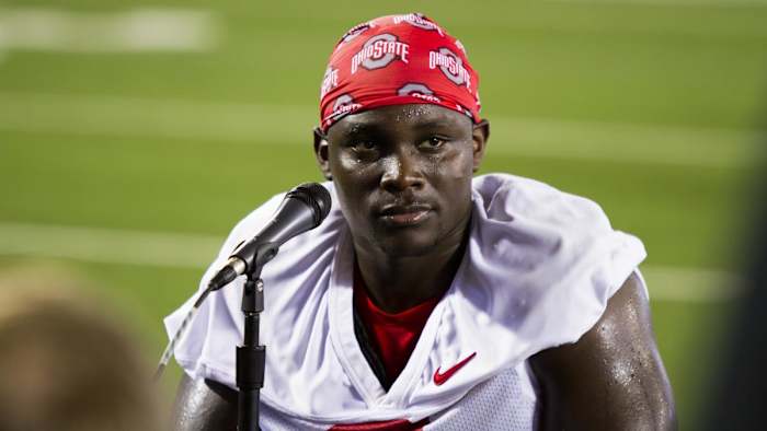 Linebacker Terajda Mitchell